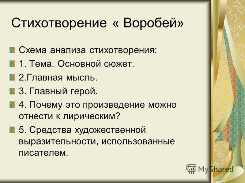 Иван тургенев – воробей (стихотворение в прозе) – стихочудовище
