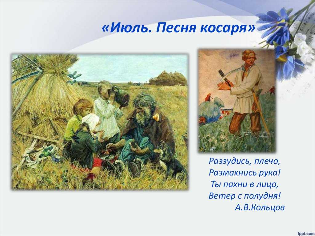 Алексей кольцов косарь. косарь. «косарь» алексей кольцов
