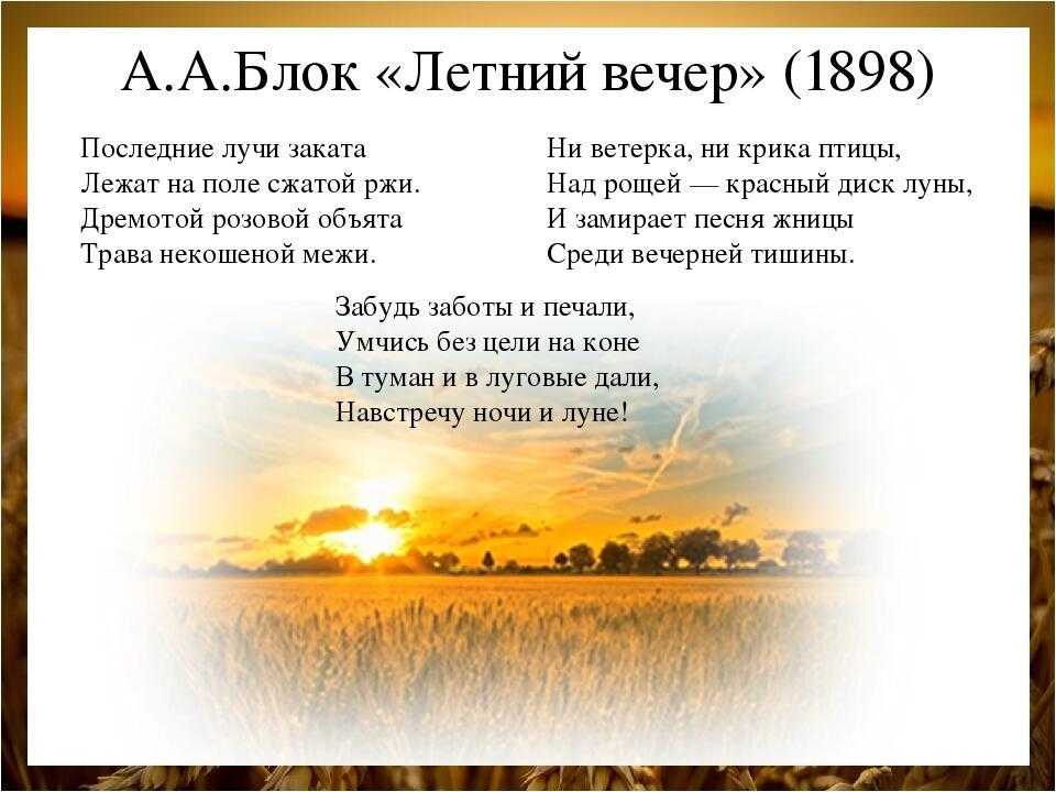 ⛅️ летний вечер