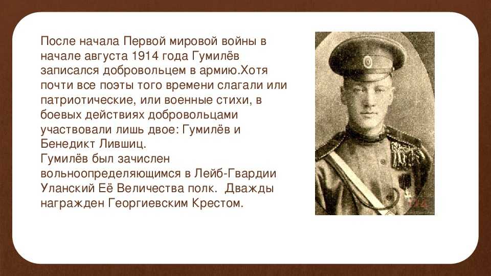 Гумилев история. Гумилев Николай Степанович презентация. Николай Гумилев презентация 11 класс. Николай Гумилев 1917. Гумилёв Николай вольноопределяющийся.