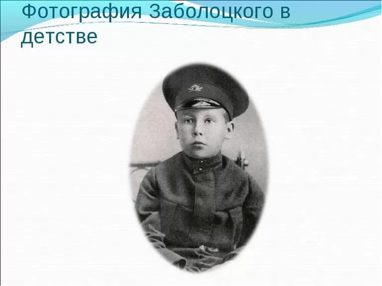 Николай заболоцкий – детство – стихочудовище