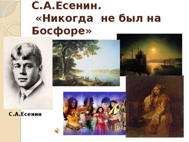 Никогда я не был на босфоре анализ кратко