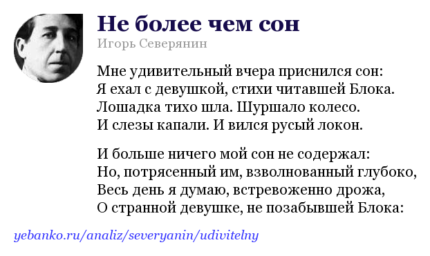 Пять стихотворений игоря северянина с комментариями | просодия