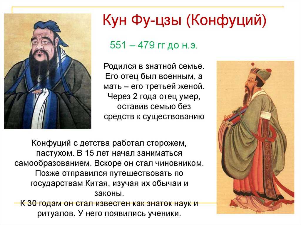 Краткая биография конфуция: философ и государственный деятель