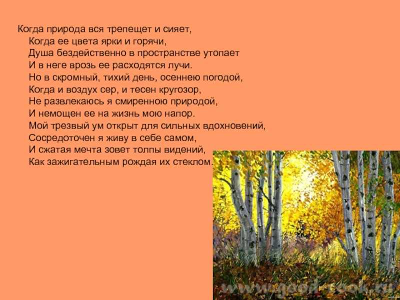 Толстой когда природа вся трепещет и сияет. анализ стихотворения «когда природа вся трепещет и сияет» толстого