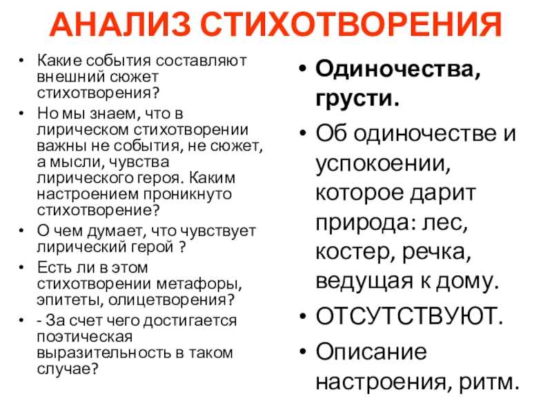Стихотворение забелелся туман ⚡ за рекой, проведите анализ по следующей схеме:1.