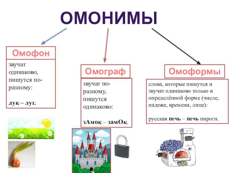 Что такое омофоны