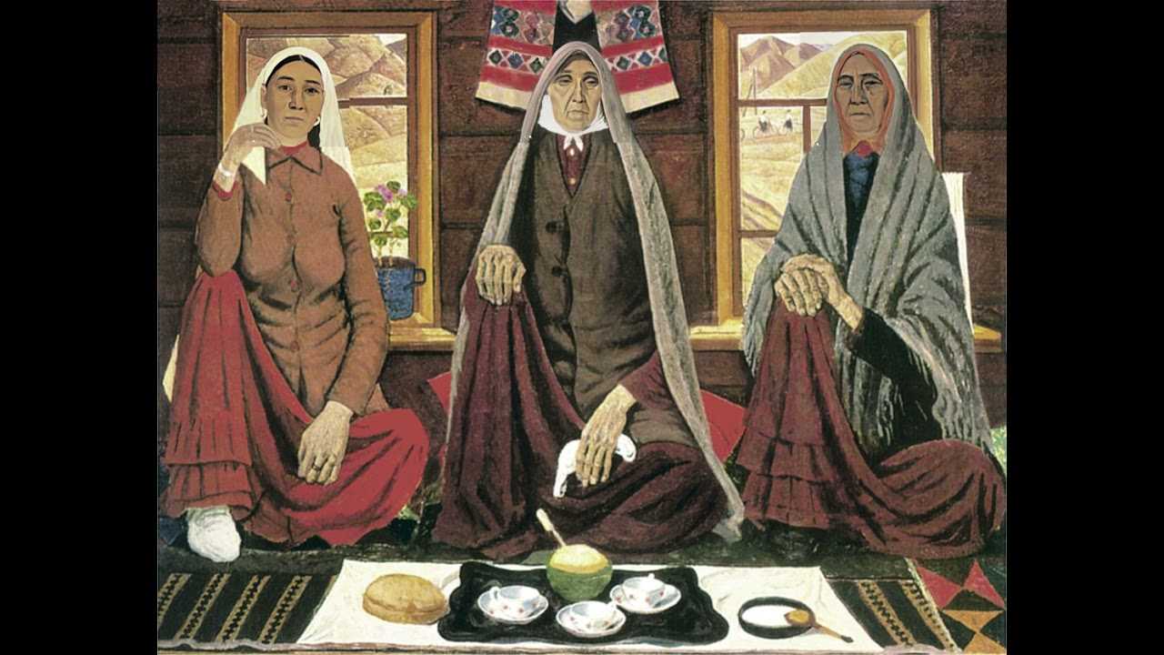 Описание картины лутфуллина три женщины. сочинение-описание по картине а.ф. лутфуллина «три женщины лутфуллин картина ожидание жанр и техника