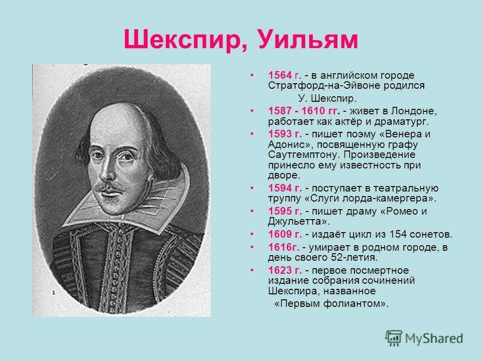 Theperson: уильям шекспир, биография, творчество, история жизни