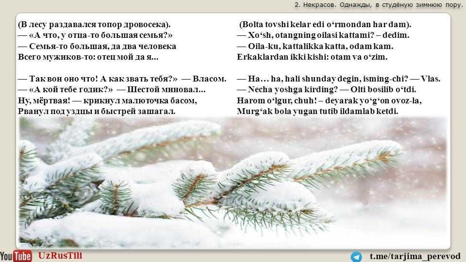 Однажды в студеную полностью