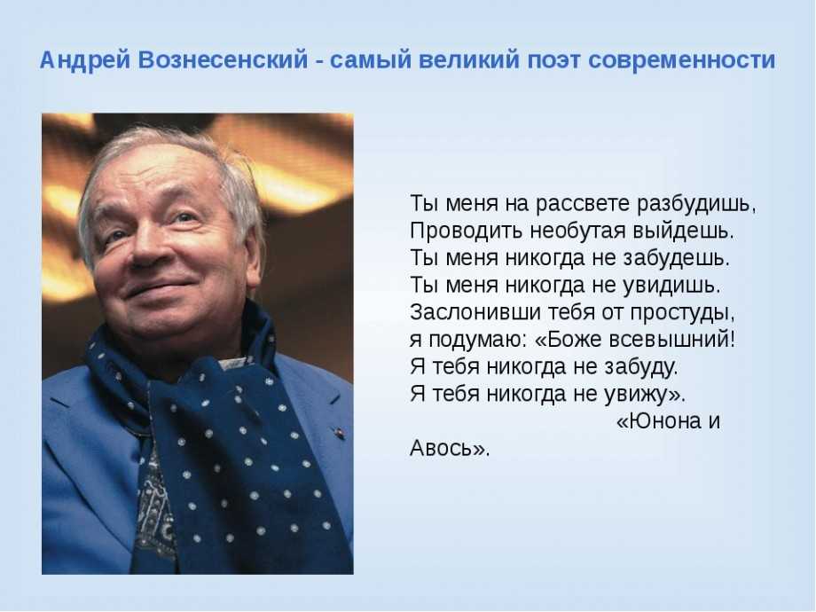 Творчество андрея вознесенского