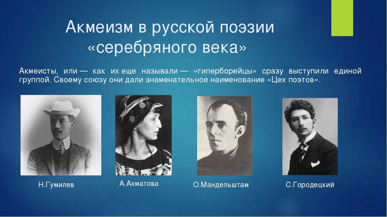 Лучшие поэты 20 века