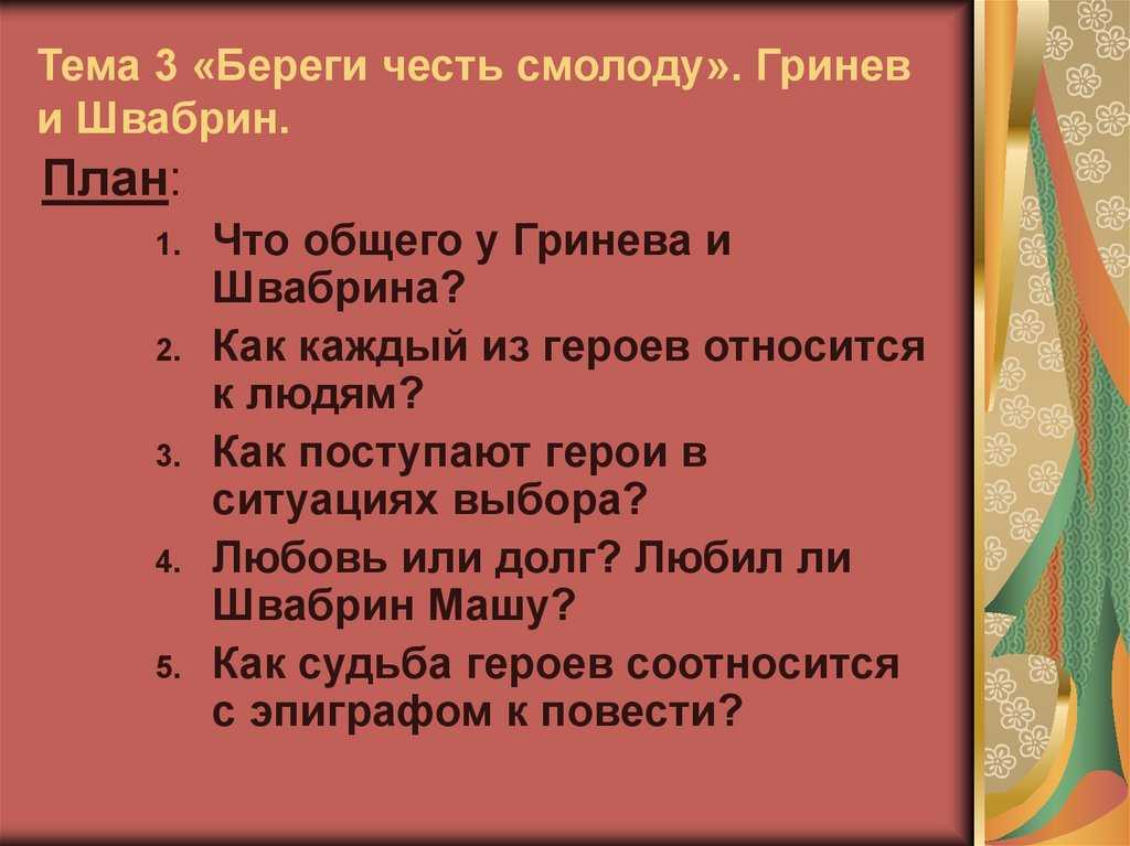 Сочинение на тему: "береги честь смолоду" - значение, примеры и аргументы