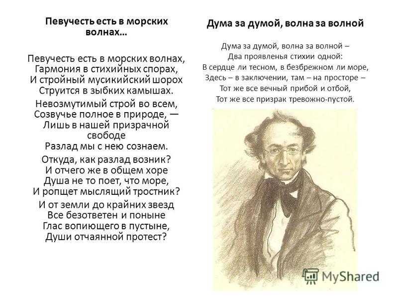 Философская лирика тютчева
