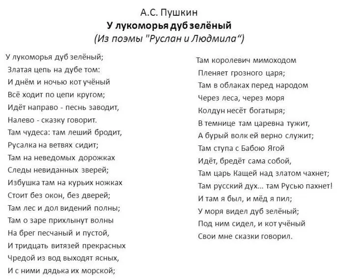 Александр пушкин — деревня: стих