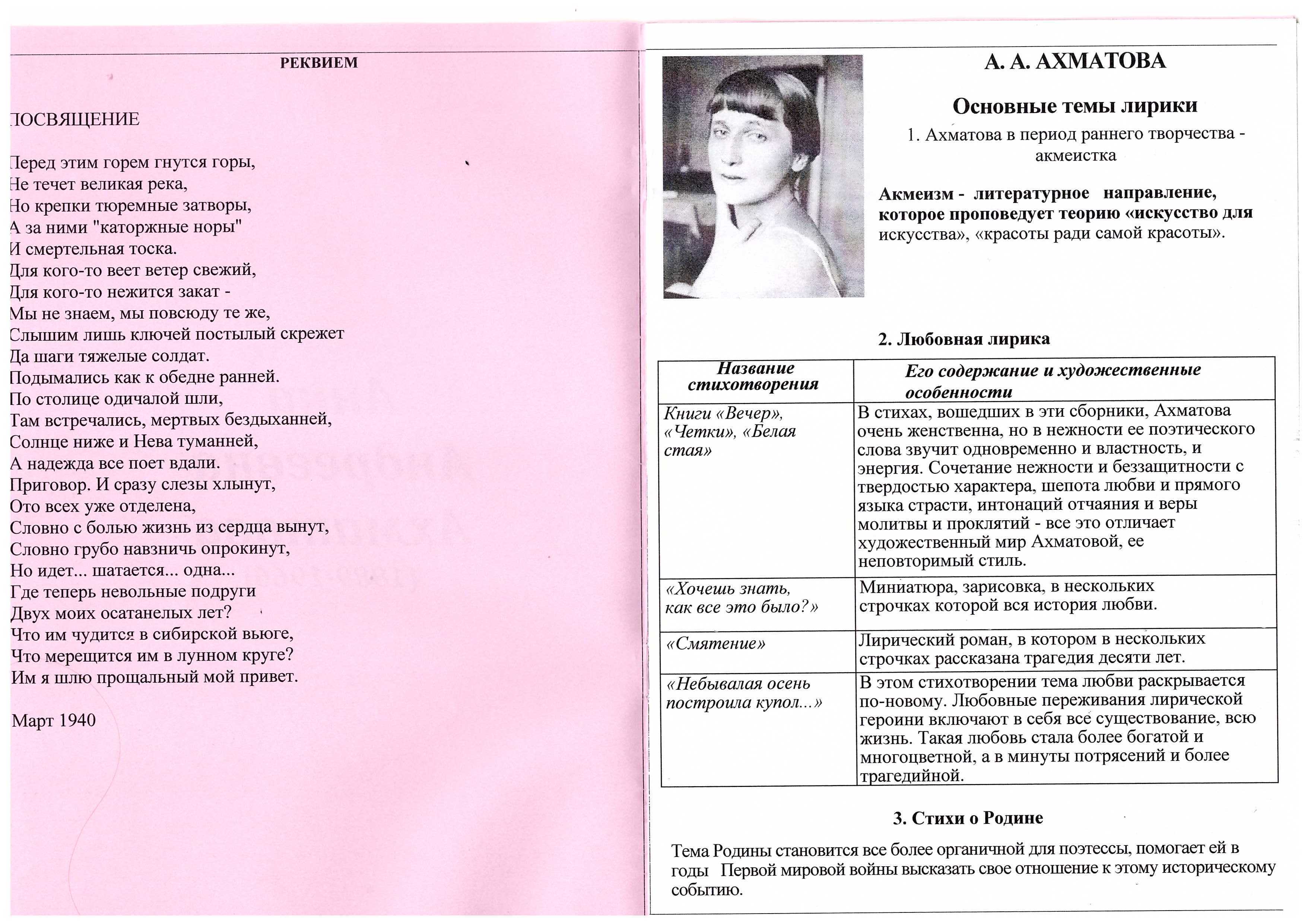 Анна ахматова 📜 небывалая осень