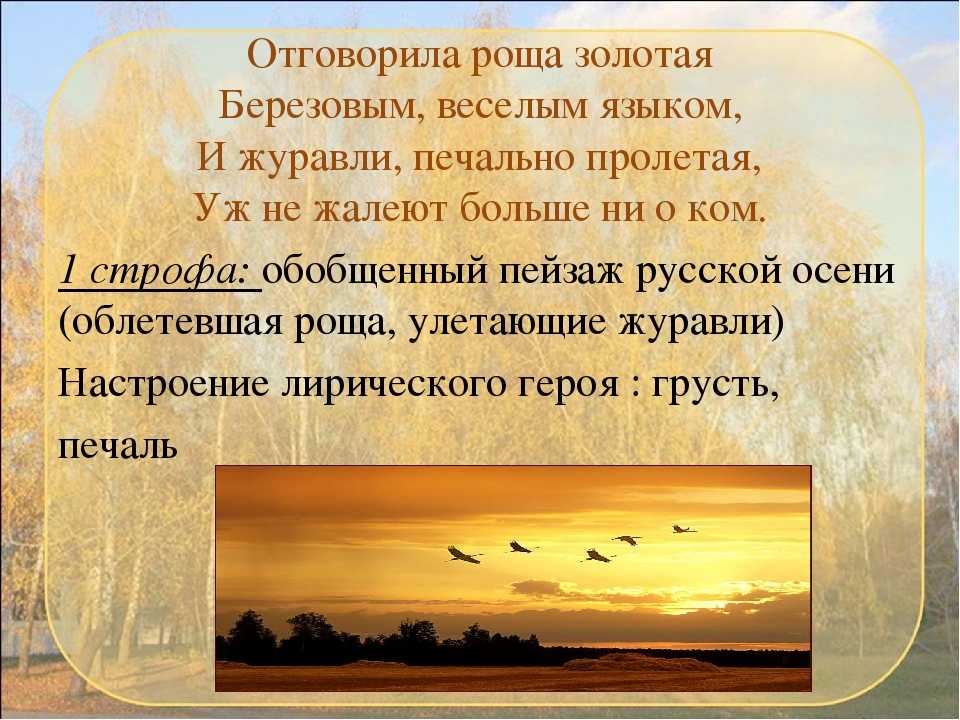 Сергей есенин - отговорила роща золотая читать стихотворение, текст стиха онлайн
