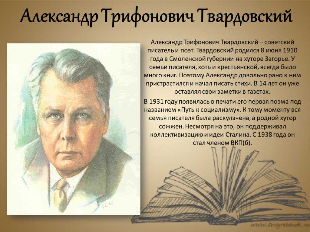 Урок 77 а.т. твардовский. жизнь и творчество. лирика. дистанционное обучение