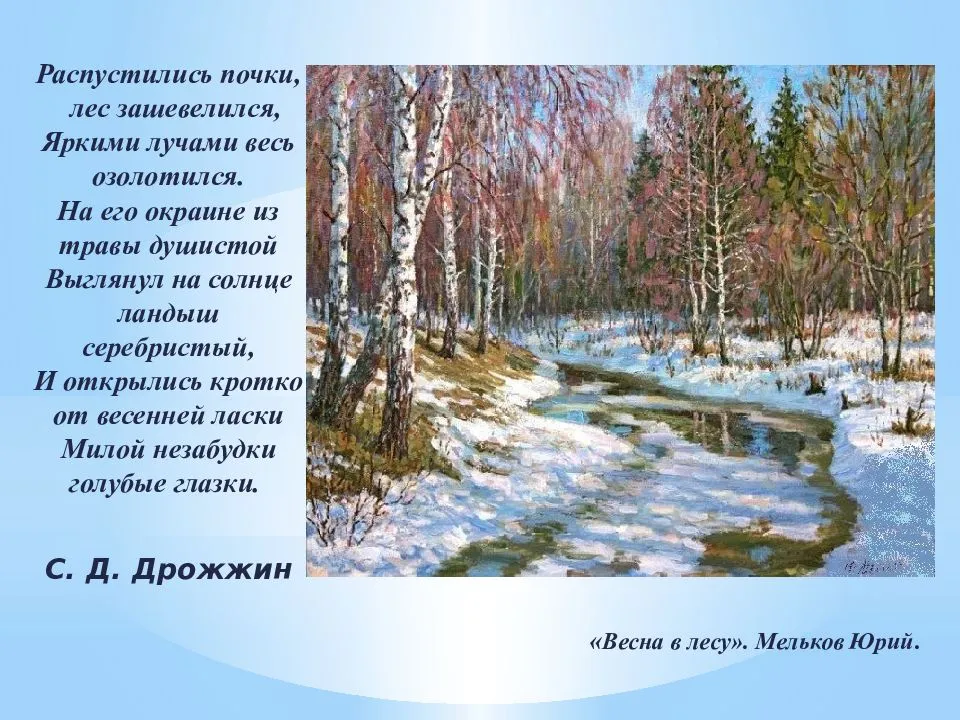 В лесу весной: 5 отличных вариантов сочинений-описаний
