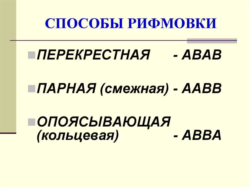 Ритм. рифма - егэ по литературе 2023