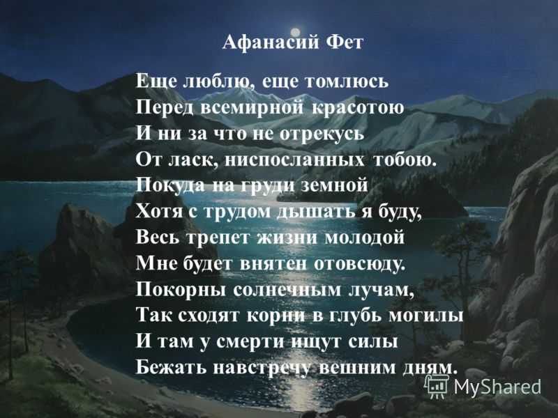 «жду я, тревогой объят…» афанасий фет: читать текст, анализ стихотворения