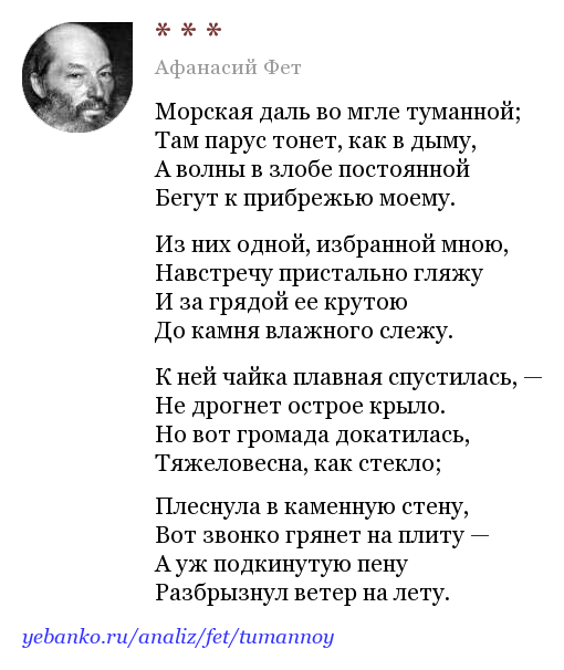 Сравнительный анализ стихотворений ф. тютчева «как хорошо ты, о море ночное…» и а. фета «море и звезды» ❤️