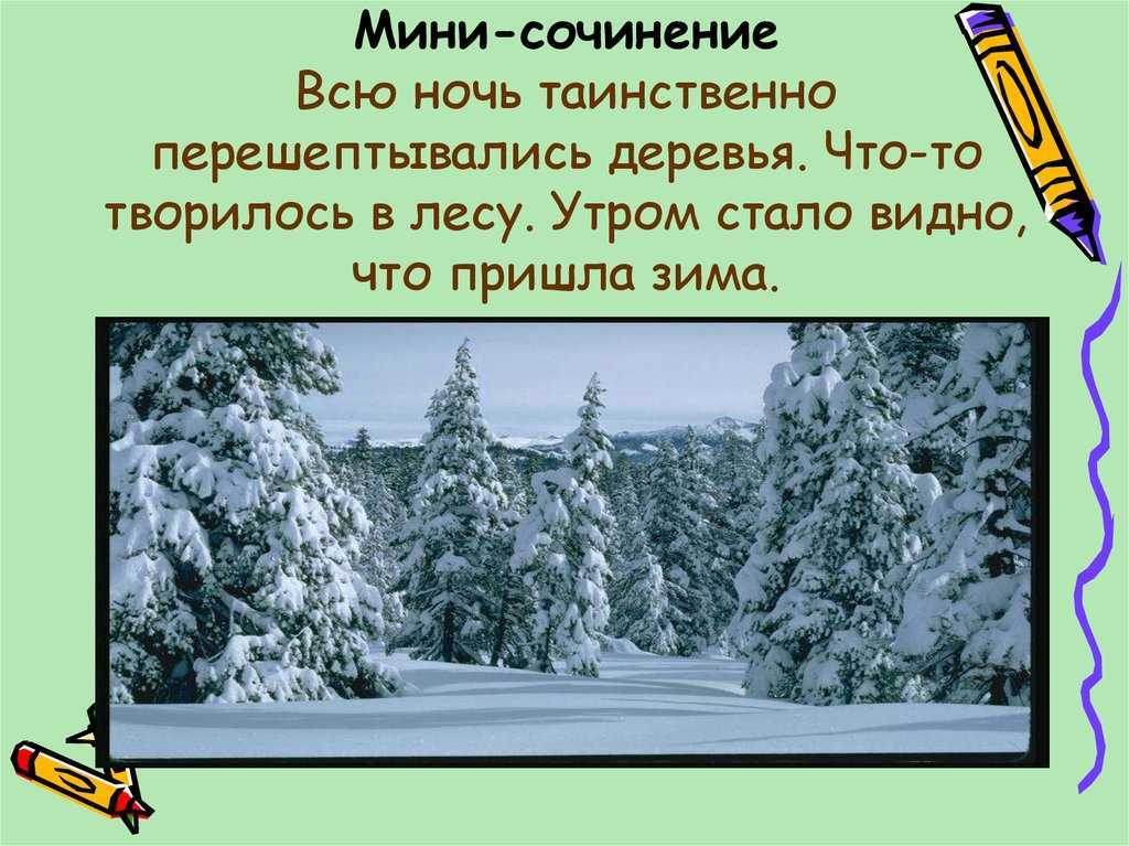Прогулка на лыжах по зимнему лесу :: школьное сочинение на сочиняшка.ру