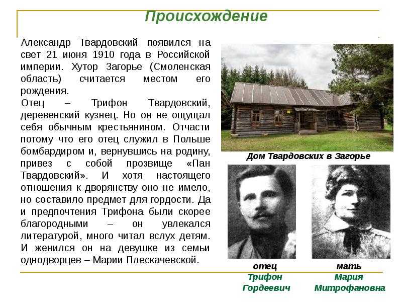 Анализ стихотворения немые твардовского
