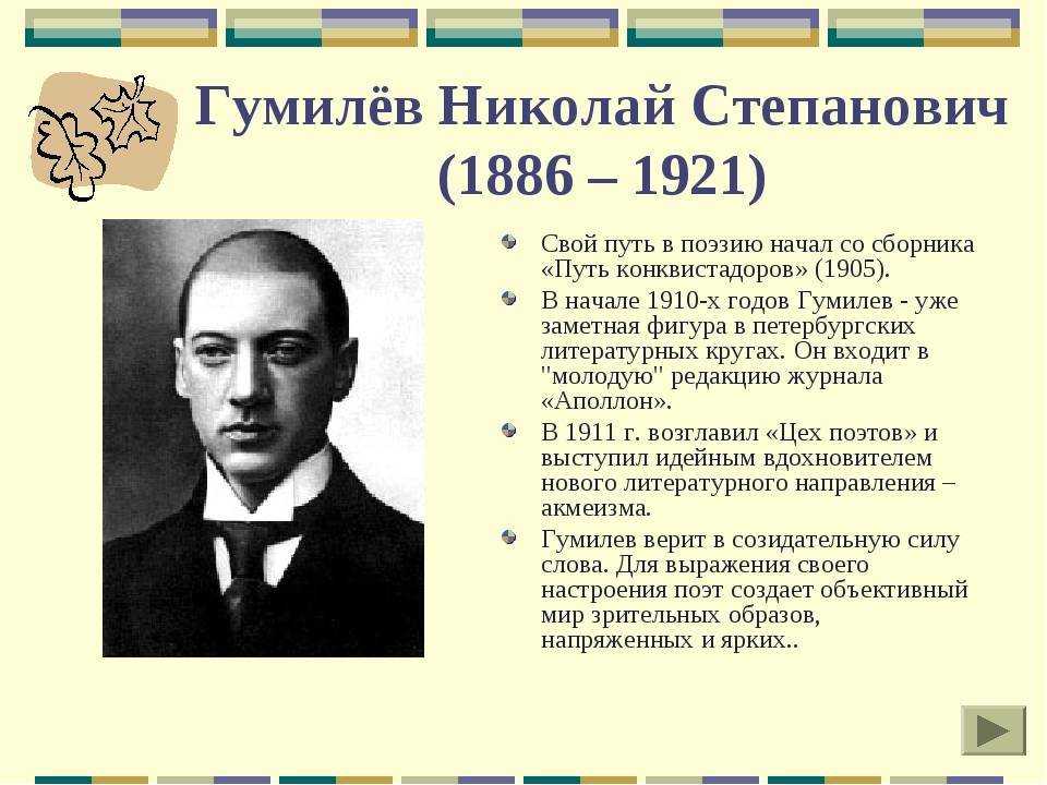 Н. с. гумилев
